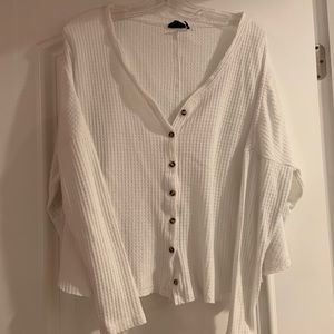 Urban Outfitters Thermal Long Sleeve Top